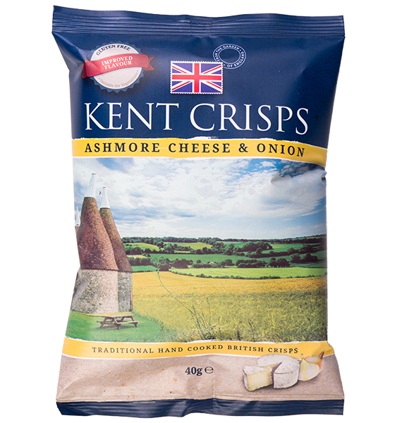 Ashmore Cheddar & Onion Crisps 150g