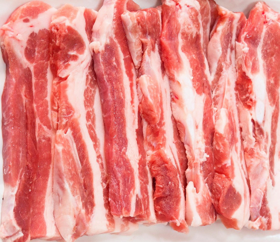 Pork Belly Strips 500g