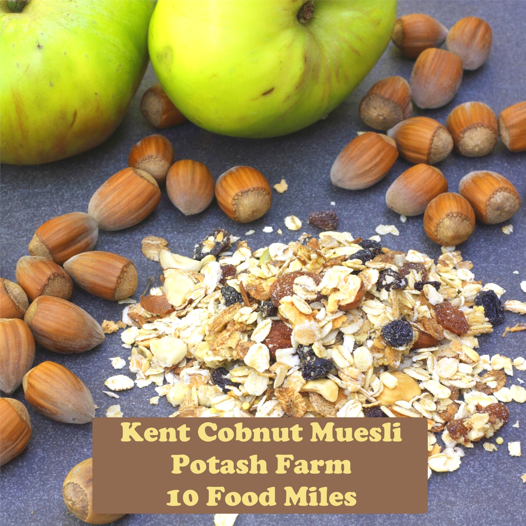 Kentish Cobnut And Bramley Apple Granola Muesli 750g