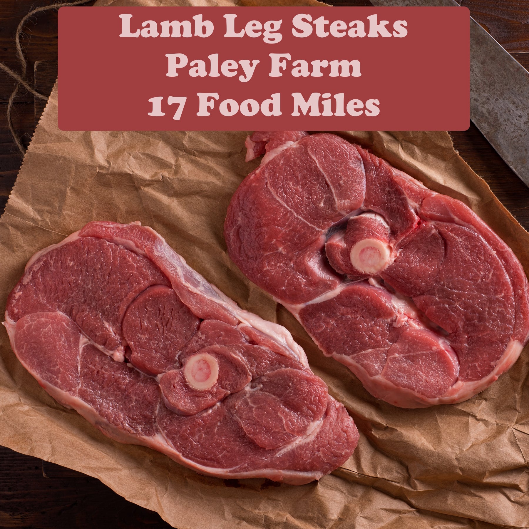Lamb Leg Steaks 500g
